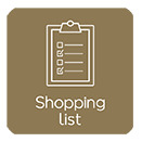 Turismo rural shopping list